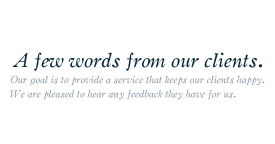 Testimonials