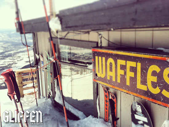 Waffle Shack on Top of the Tram Teton Village - Jackson Hole, Wyoming